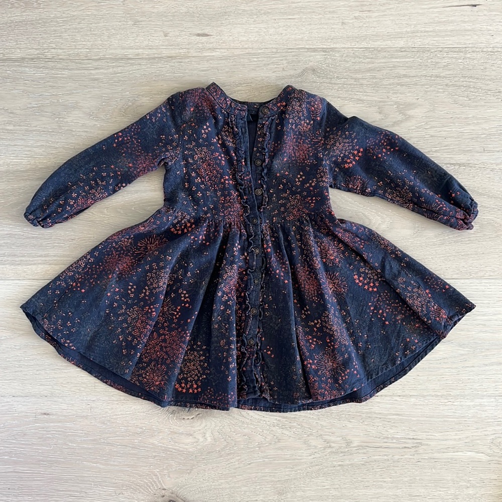Art Class 2T Fireworks & Flowers Dress